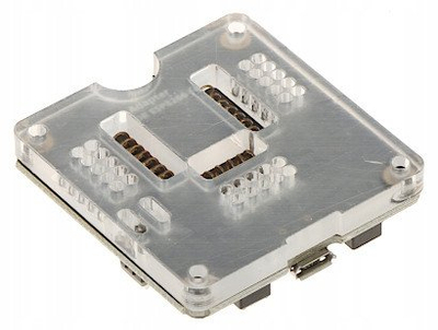 Programues USB për module ESP8266 ESP12, me butona programimi, i zi