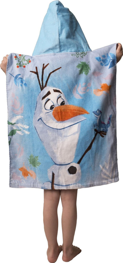 Ponço peshqiri për kalamajt Disney Frozen, 50x115cm, pambuk 100%, blu