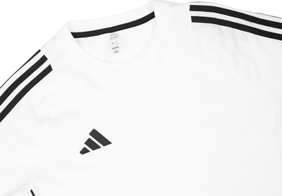 Bluzë sportive adidas TIRO 24 Sweat Tee M IR9353, pambuk, për meshkuj, e bardhë