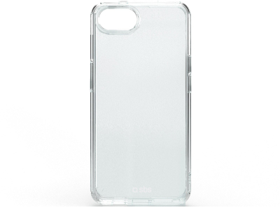 Футрола за телефон SBS Rear Cover за iPhone 16e, D3O, проѕирна