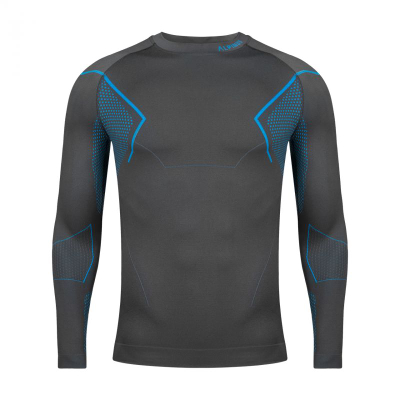 Set bazë termik Alpinus Active GT43880, për meshkuj, material tharje e shpejtë, gri