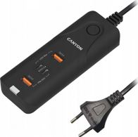 Karikues muri Canyon H-10, 4 porta USB, karikim i shpejtë, i zi