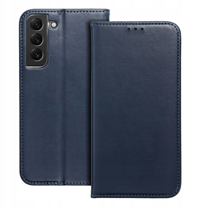 Këllf magnetik Smart për Samsung Galaxy S23 FE, tip libër, blu e errët
