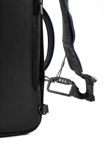 Çantë shpine biznesi XD Design Bobby Bizz 2.0, kundër-vjedhjes, për laptop, blu e errët