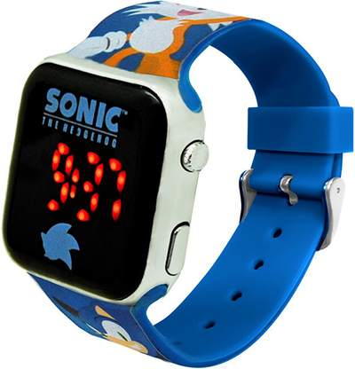Orë digjitale për fëmijë Disney Sonic The Hedgehog, e kaltër