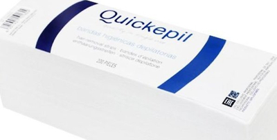 Shirita depilimi Quickepil, 23 x 7.5 cm, 200 copë, të bardhë