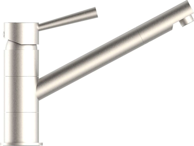 Rubinet kuzhine Schuette Cornwall SC79125, një levash, presion i lartë, inox mat