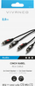 Kabllo audio Vivanco RCA, stereo 2x2, 2.5 m, i zi