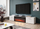 Kabinet TV ROVA, me oxhak elektrik 1400–1600W, 190x37x48 cm, i bardhë