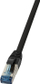 Kabllo rrjeti LogiLink CAT6A S FTP, RJ 45, 20m, e zezë
