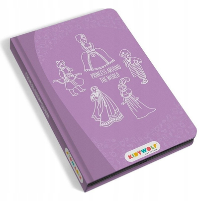 Tablet vizatimi Kidywolf Kidydraw Mini Princess, ekran LCD 8.2", 30 faqe, vjollcë
