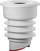 Sifon silikonik magnetik DA272A, diametër 40–45 mm, dalje 18–35 mm, i bardhë