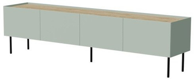 Kabinet TV Cama Meble Fellini, 200x40x52 cm, 4 dyer, ulli me lis i vajosur