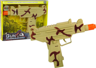 Pistolete lodër Leantoys Military Gun Camo, me zë, dridhje, kamuflazh