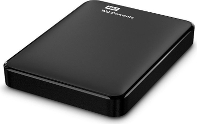 Hard disku i jashtëm Western Digital HDD Elements Portable, 2 TB, i zi