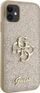Futrollë telefoni Guess GUHCN61HG4SGD për iPhone 11/Xr 6.1\", Glitter Script Big 4G, e artë