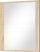 Pasqyrë muri Mirror MOW MW4, 80x80 cm, kornizë druri artisan oak, ngjyrë druri natyrale