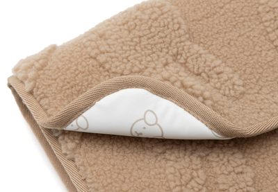 Shtresë për nderrimin e bebit Jollein Miffy Jacquard Teddy, madhësia standarde, bezhë biskotë