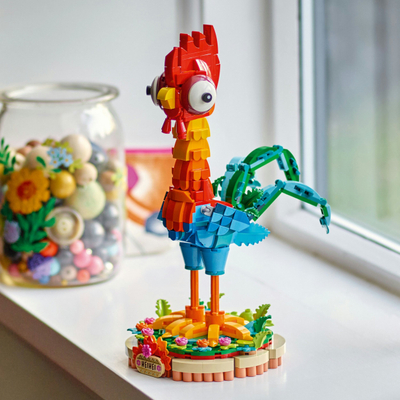 Figurë dekoruese Disney Heihei Moana, për koleksion, shumëngjyrëshe