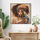 Pikturë muri katrore Onnanoko 82x4,5x82Hcm (HM4566), zezë