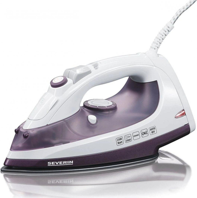 Hekur për hekurosje Severin BA 3210, 2500 W, i bardhë/vjollcë