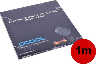 Tub ftohës PC Alphacool Alphatube HF, 10/13 mm, 1 m, UV i zi
