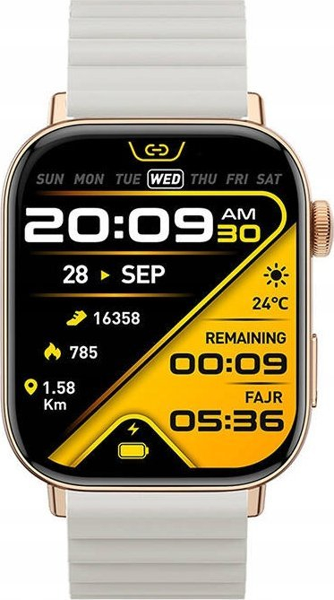 Smartwatch Colmi C8 Max, 1.83", rrip magnetik, gold