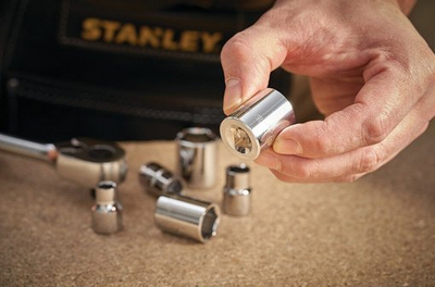 Çelës koke STANLEY 3/8" 6-këndor, 8 mm, krom, argjendtë
