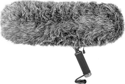 Sistem windshield edhe pezullimi për mikrofon shotgun Saramonic VWS, profesional, me dorezë, i zi