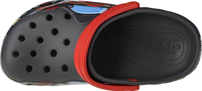 Sandale për kalamaj Crocs FLTRUCKBANDCLOG K, material sintetik, gri