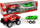 Set lodrash Leantoys Power Super Truck, makinë off-road me fërkim, rimorkio me makinë sportive, i kuq edhe jeshil