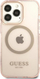 Mbrojtëse telefoni Guess GUHMP13XHTCMP për iPhone 13 Pro Max 6.7", hard case, MagSafe, rozë transparente