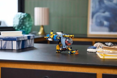 Set lodër LEGO Research Submarine 42201, nëndetëse kërkimore, shumëngjyrëshe