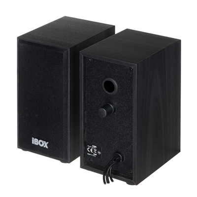 Bokse kompjuterike iBOX SP1, 2.0, me kabllo 3.5mm, të zeza