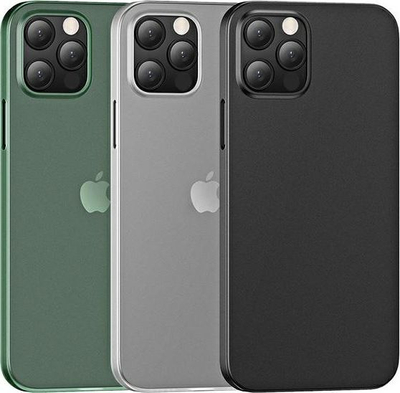 Mbrojtëse telefoni Usams Gentle për iPhone 12 Mini, shumë e hollë, polipropilen i butë, jeshile gjysmë e tejdukshme