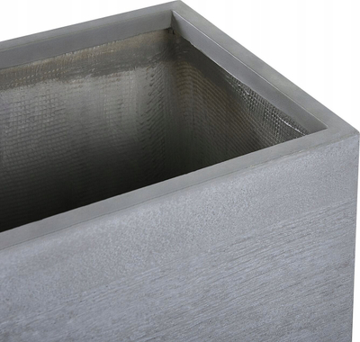 Vazo dekorative Beliani Myra, 80 x 37 x 38cm, gri