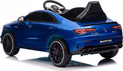 Makina elektrike për fëmijë Mercedes CLA 45s AMG, 4x4, e kaltër metalike