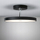 Lampë tavani Paulmann Hildor LED, 40cm, 3-step dimming, e zezë matt