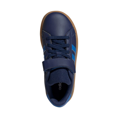 Atlete për kalamaj Adidas Grand Court 2.0, me lidhëse dhe rrip ngjitës, shollë gome
