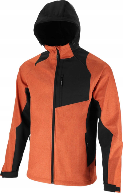 Xhaketë softshell Lahti Pro L4094903, me kapuç, portokalli e zezë