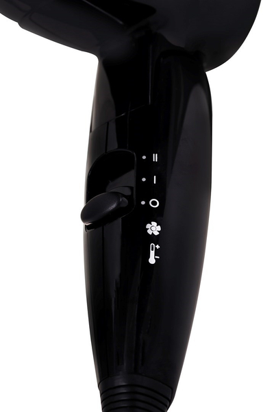 Tharëse flokësh Braun Satin Hair 1 HD 130 To Go, kompakte për udhëtim, 1200W, e bardhë