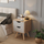 Komodinë anësore Dinkl 29,7×29,7×45 Hcm (HM2472.05), gri
