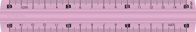 Линијар Maped Study, 15 cm, флексибилен, во повеќе бои