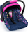 Ulëse makine për kukulla Bayer Design EasyGo Deluxe, për kukulla deri 46 cm, me çati, navy rozë