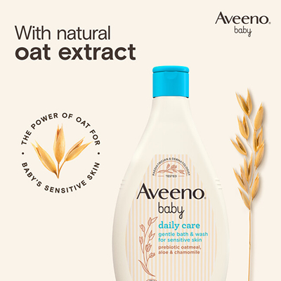 Xhel dushi për bebe Aveeno Daily Care, 250 ml
