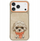 Mbështjellës telefoni Nimmy Big Eyed Pet 2.0 Dog për iPhone 17 Pro Max, TPU PC, bezhë