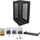 Kabinet serveri StarTech.com 4-Post 24U, rack 19", me rrota, i zi