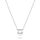 Set bizhuteri për femra Brilio Silver, vathë + qafore, i argjendtë