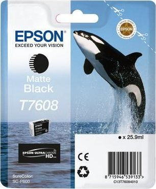 Patron boje Epson C13T76084N10, Matte Black, origjinal