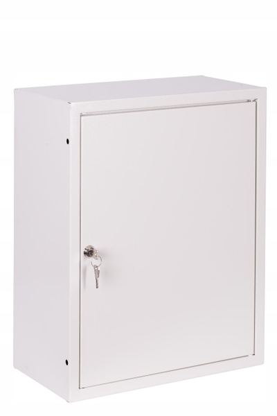 Kasetë elektrike muri Sabaj 400x500x210, me pllakë montimi, IP31, gri